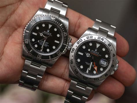 rolex submariner vs explorer 2|rolex explorer 2 polar 40mm.